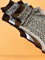 تاپ یقه اسکی پلنگی کد 13271