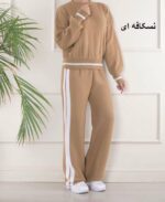ست کراپ و شلوار بافت کد 13212 - تصویر 4