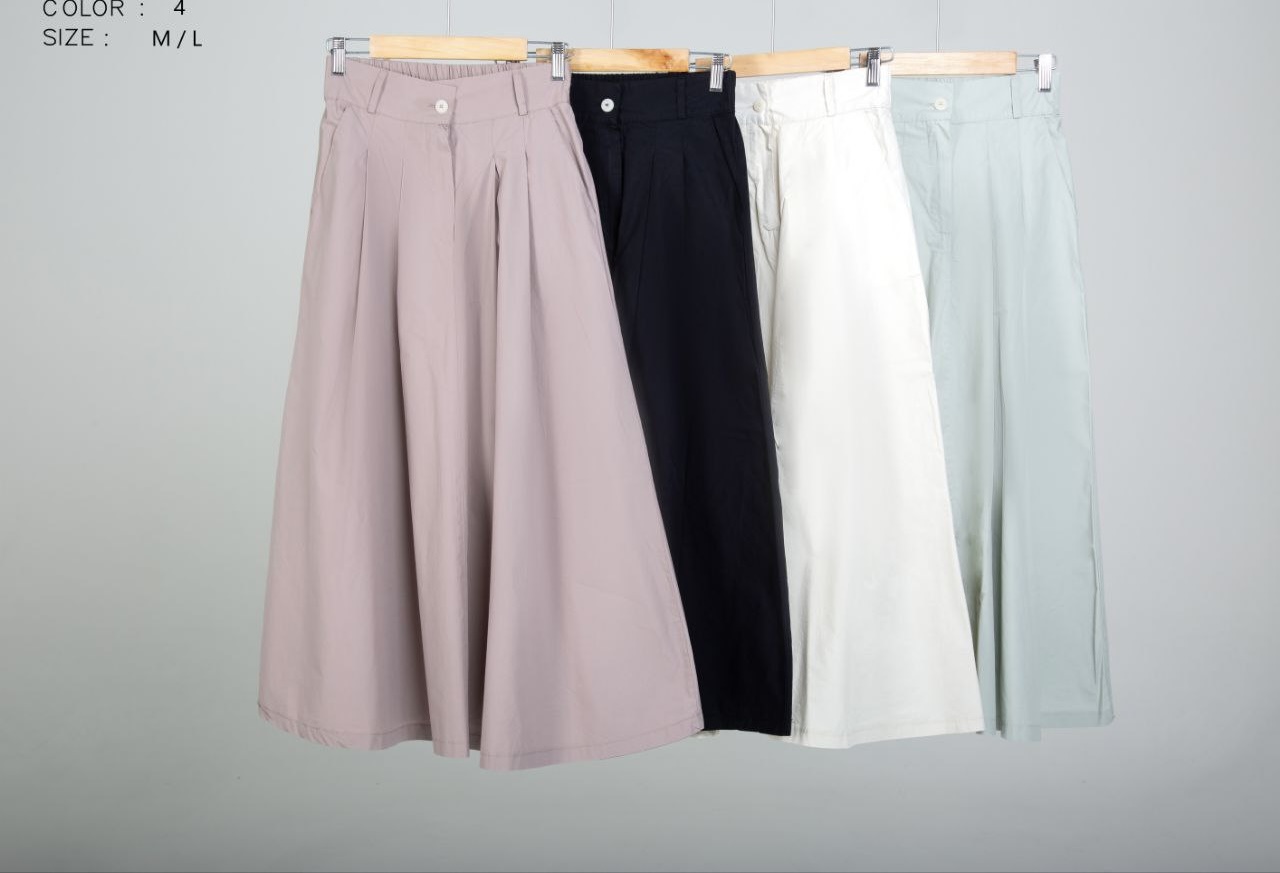 IMG_6612 دامن عروسکی کتان کد 13528 - Image 1