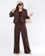 کراپ شلوار بند دار کد 13586 - Image 2