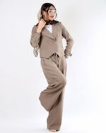 کراپ شلوار بند دار کد 13586 - Image 6