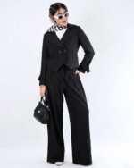 کراپ شلوار بند دار کد 13586 - Image 8