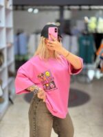 تیشرت باکسی smile کد 13703