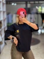 تیشرت باکسی smile کد 13703 - Image 3